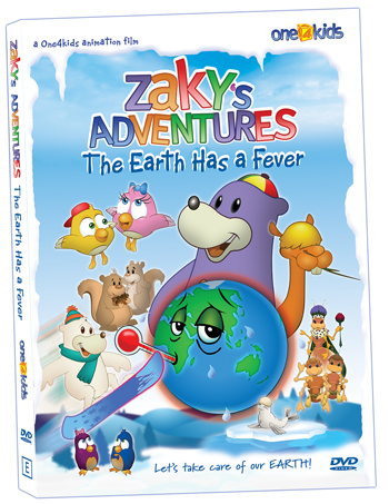 Zaky's Adventures: The Earth Has a Fever DVD Film Animation - Islamic  Resource Store