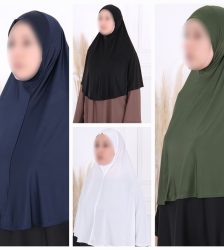 Ready To Wear Medium Hijab with Chin Cover