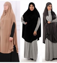 Lycra Ready To Wear Sleeveless Khimar