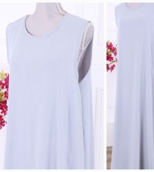 Light Grey Inner Abaya (Sleeveless)