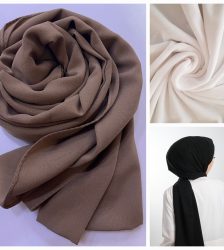 Brown Medina Silk Shawl
