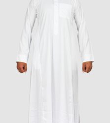 White Collar Saudi Style Thobe